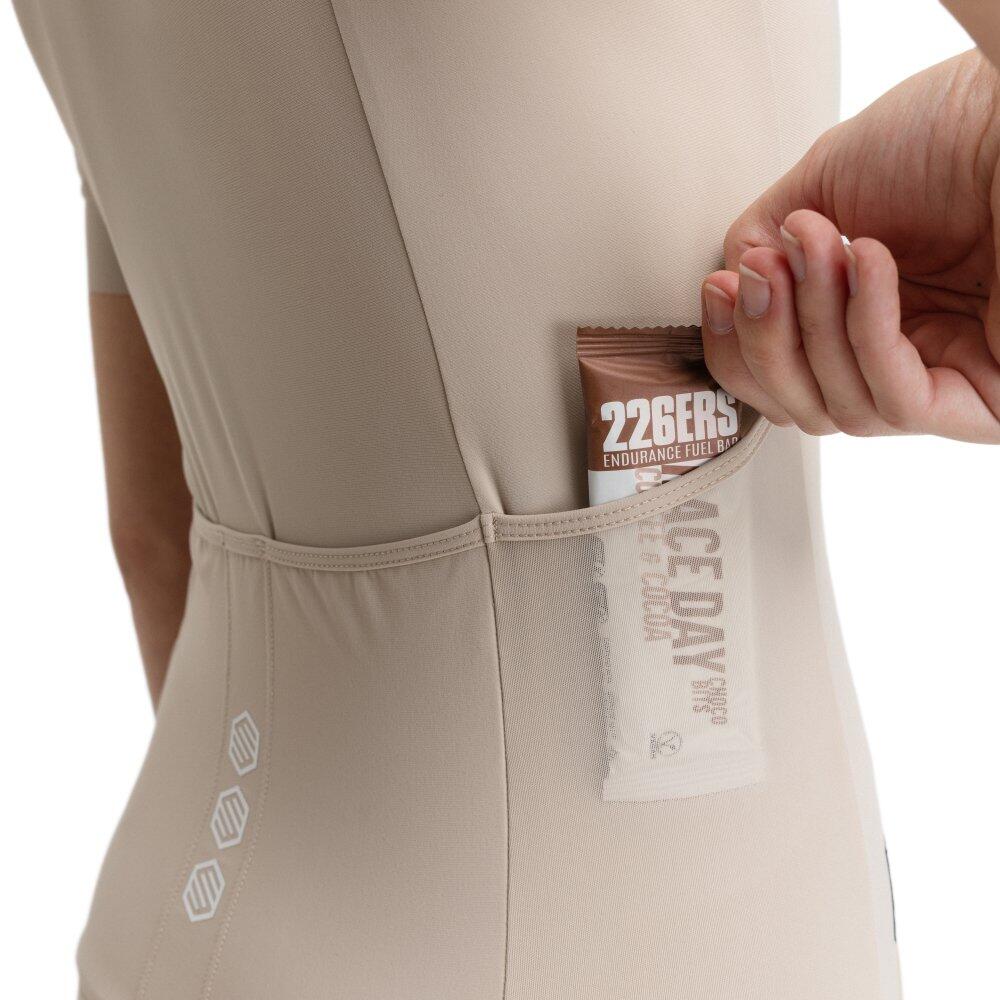 Damen Radsport kurzärmeliges gravel-radtrikot GM2 Raíz Beige 5/7