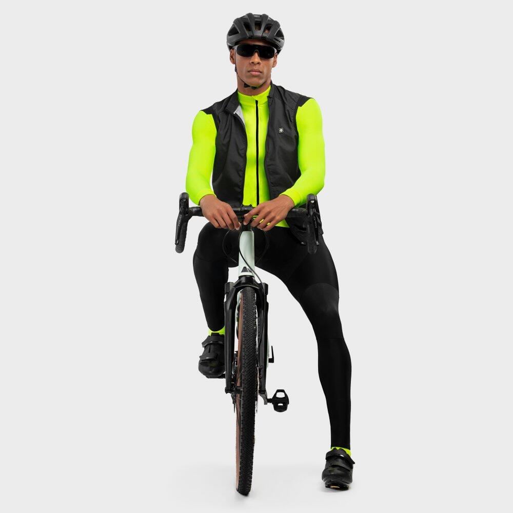 Maillot vélo thermique homme Cyclisme SRX M4 Atlantis Jaune Brillant 4/7