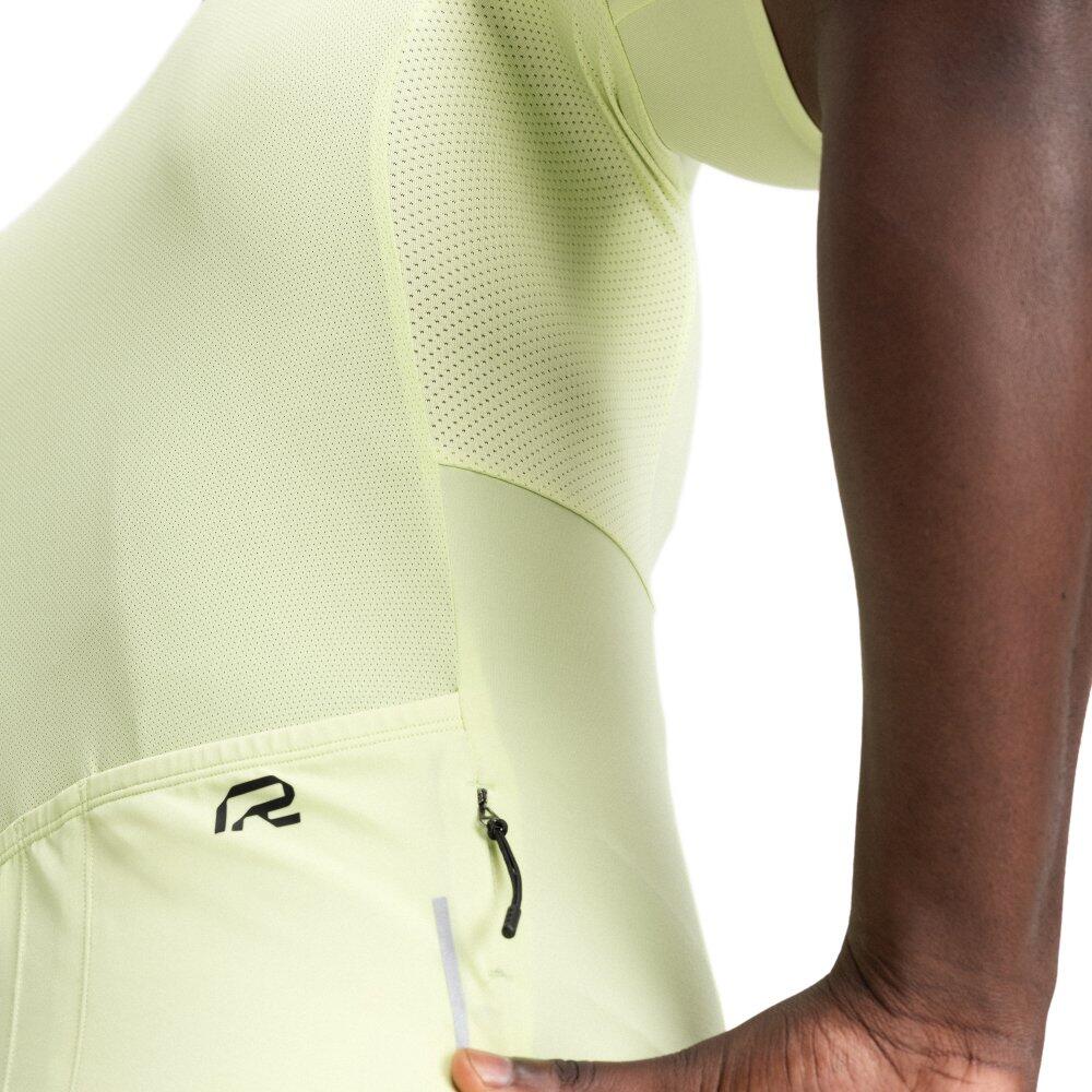 SIROKO Men Cycling 's short sleeve jersey in recycled fabrics M6R Filter Green