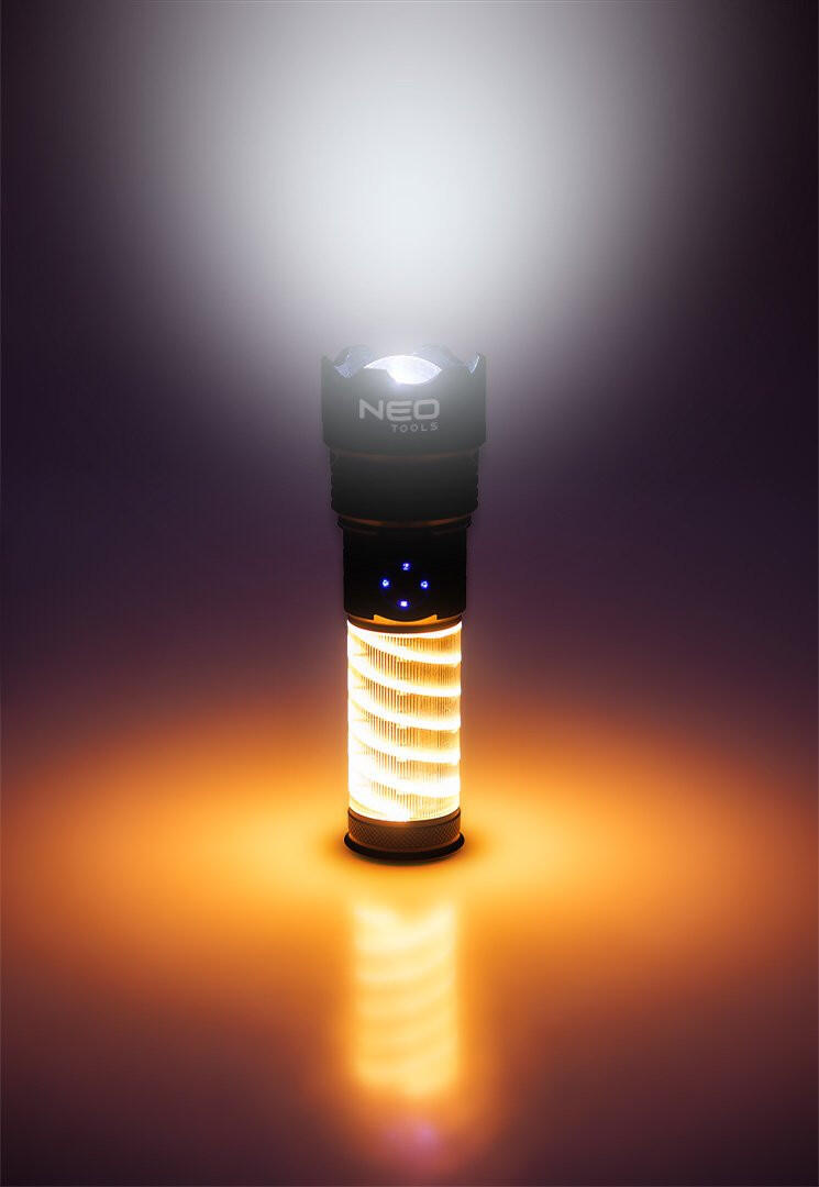 Latarka biwakowa 2w1 470 lm USB-C 7/7