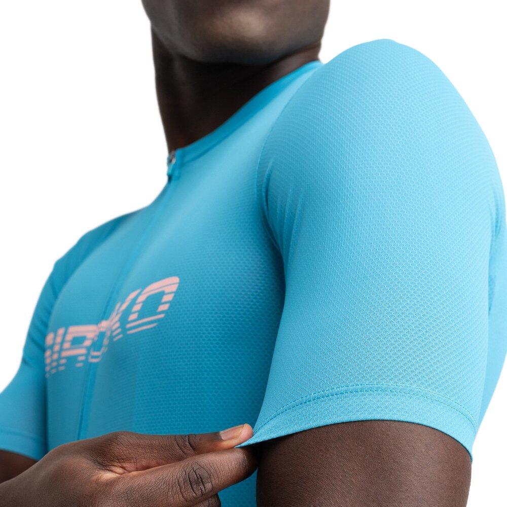 SIROKO Men Cycling 's short sleeve mesh jersey M8 Environs Blue