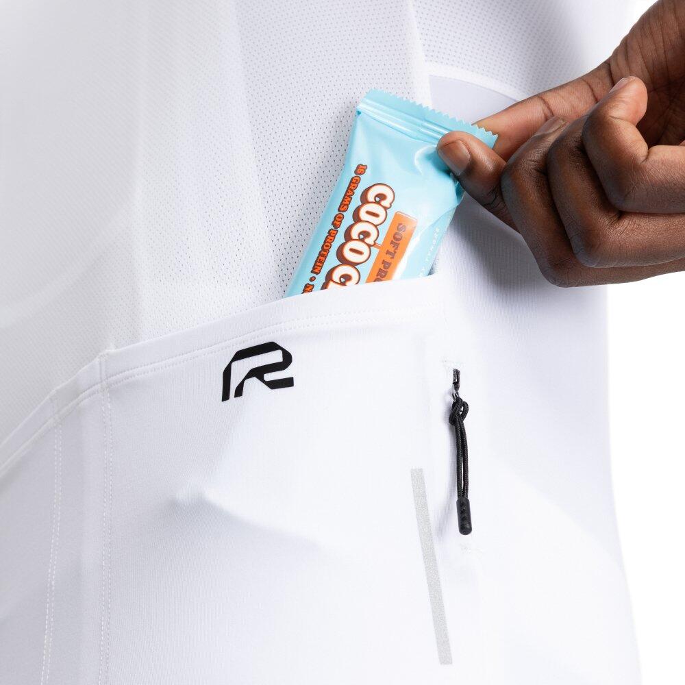 Camisola de ciclismo de manga curta em tecido reciclado para homem M6R Vent Bran 5/7