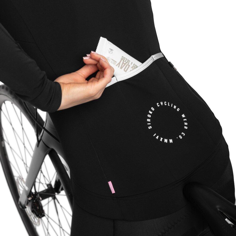 Maillot vélo thermique femme Cyclisme SRX M4 Selva Negra Noir 5/8