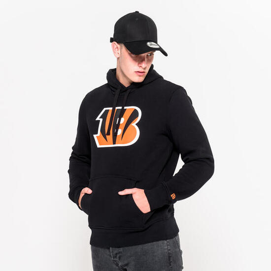 New Era Herren Hoodie NFL Cincinnati Bengals Logo schwarz