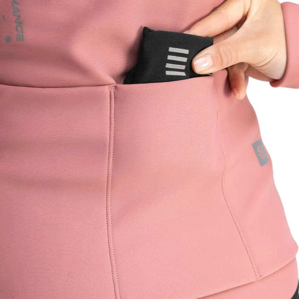 Dames Fietsen softshell fietsjas J1 Betta Roze 6/7
