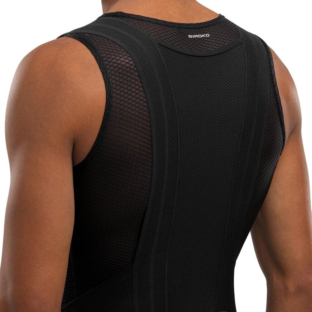 Herren Radsport kurze fahrradträgerhose für BX Squadra Schwarz 6/7