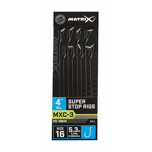 Bas de ligne sans ardillon Matrix MXC-3 Super stop 10cm x8 2/7