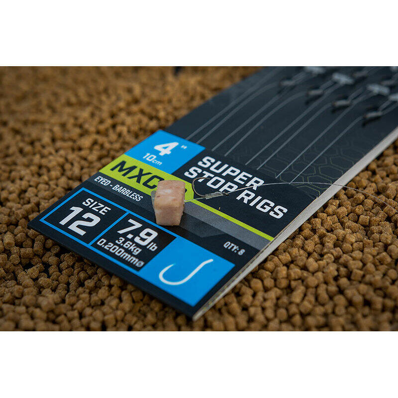 Bas de ligne sans ardillon Matrix MXC-3 Super stop 10cm x8 4/7