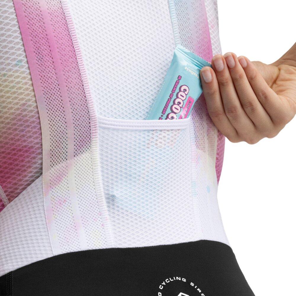 Damen Radsport kurze fahrradträgerhose für BX Dauw Schwarz 6/8