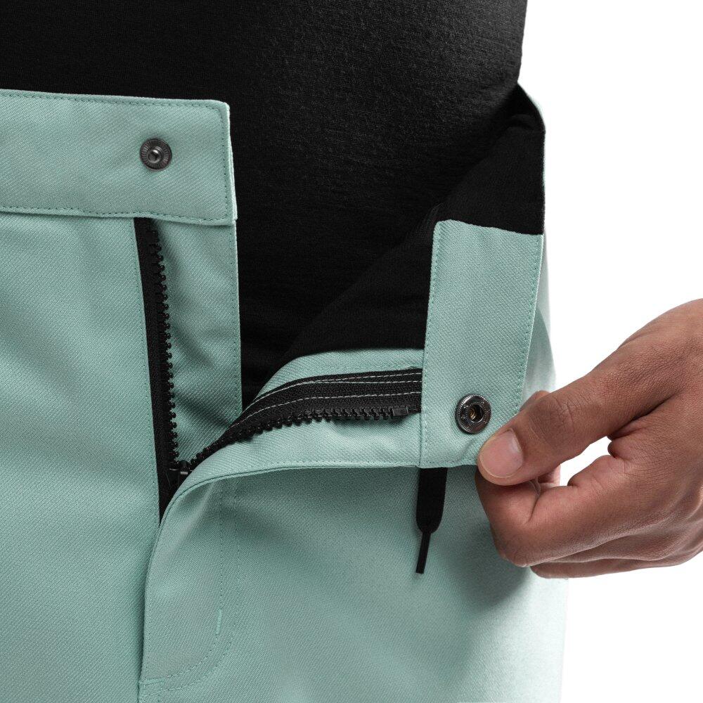 Pantaloni da snowboard hardshell uomo Sport invernali P2 Auburn Verde 5/7