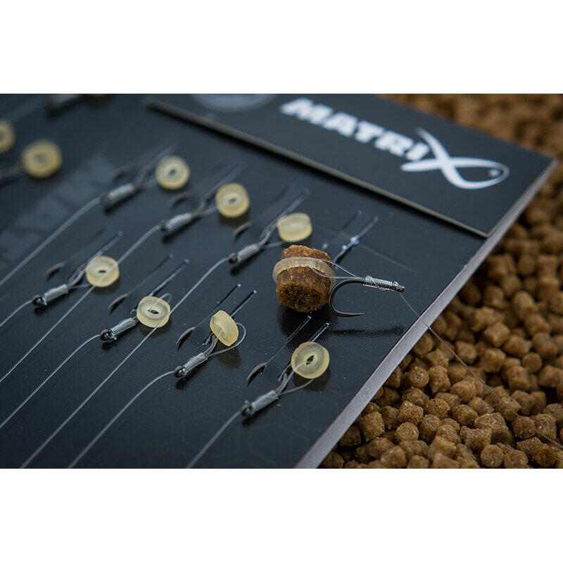 Barbless Vorfach Matrix MXC-4 X-strong Bait Band 10cm x8 5/7