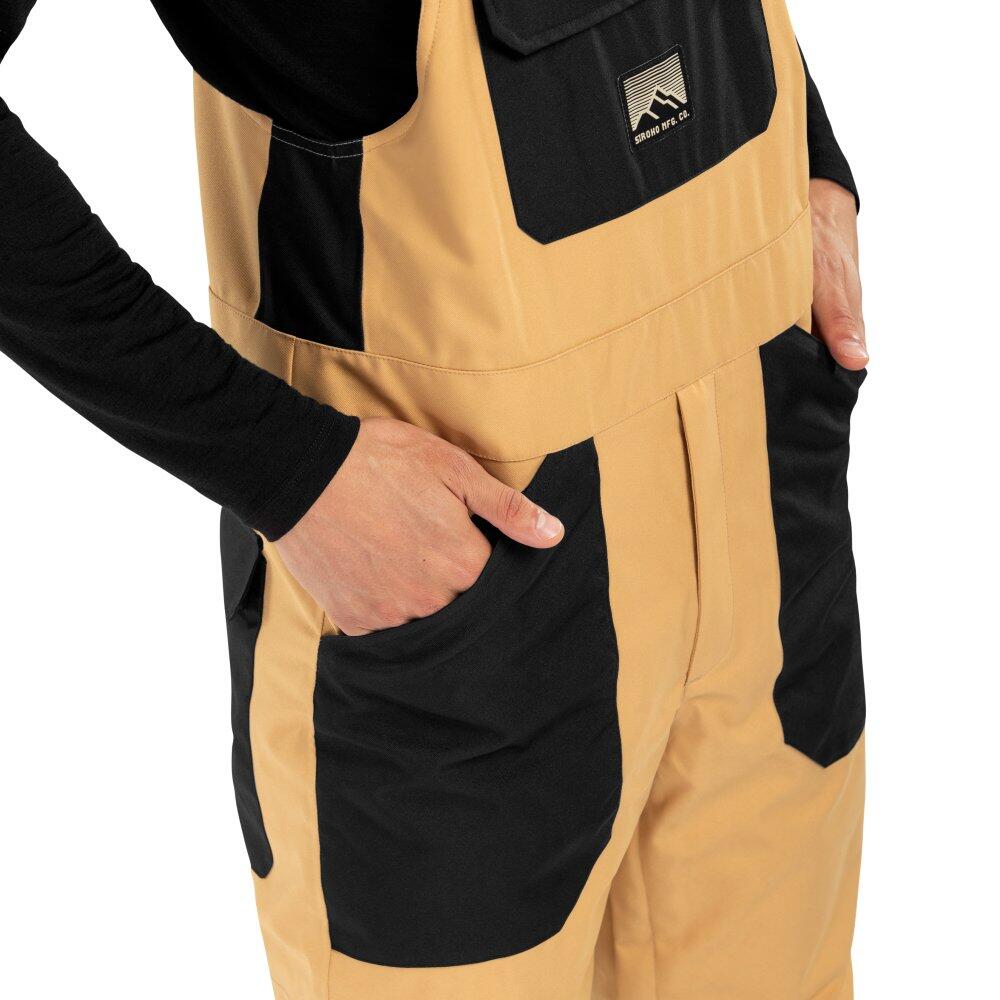 Salopette snowboard homme Sports d'hiver B1 Maple Beige 6/8