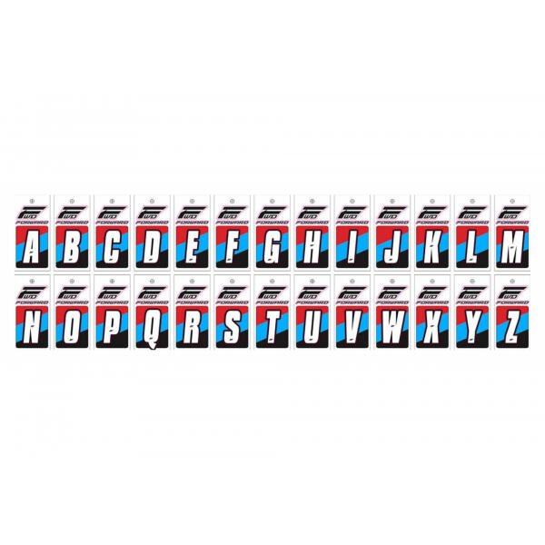 Forward - Autocollants Lettre Forward N - Autocollant - Blanc - No Size - Decathlon