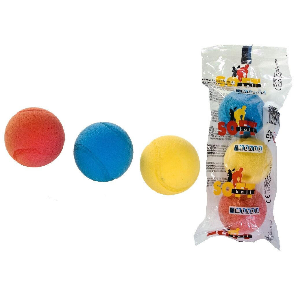 Schuimrubberen tennisballen voor kinderen Mondo Spa (x3) 4/5
