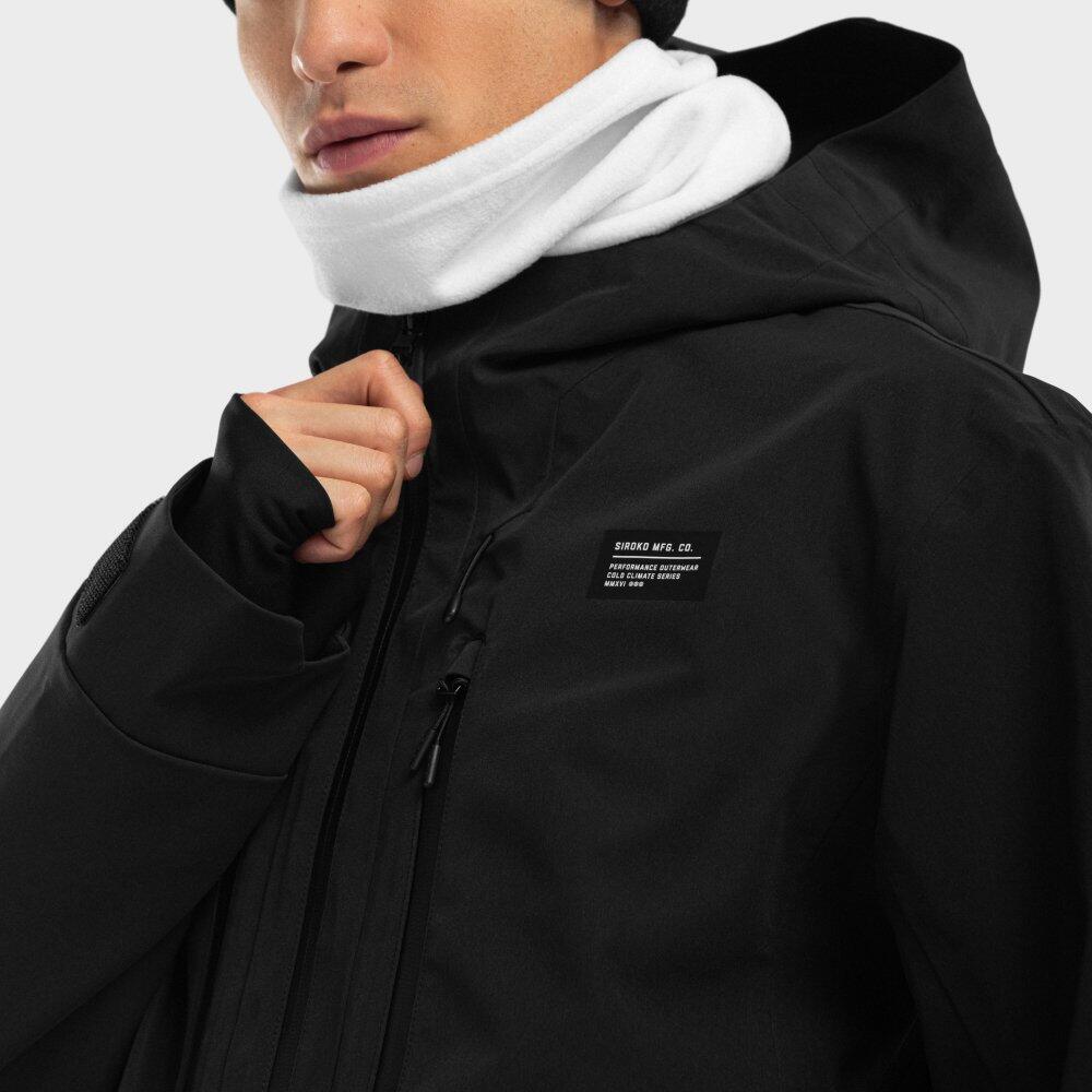Giacca da snowboard RECCO® da uomo Sport invernali W5 Nix Nero 5/7