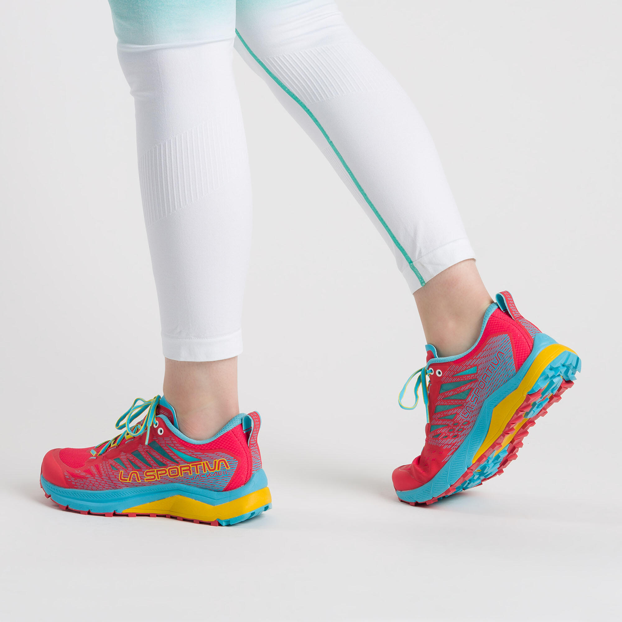 Chaussures de course tout-terrain Femmes La Sportiva Jackal II rouge 3/5