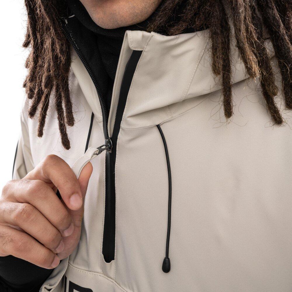 Veste snowboard homme Sports d'hiver W6 Eriz Beige 5/8