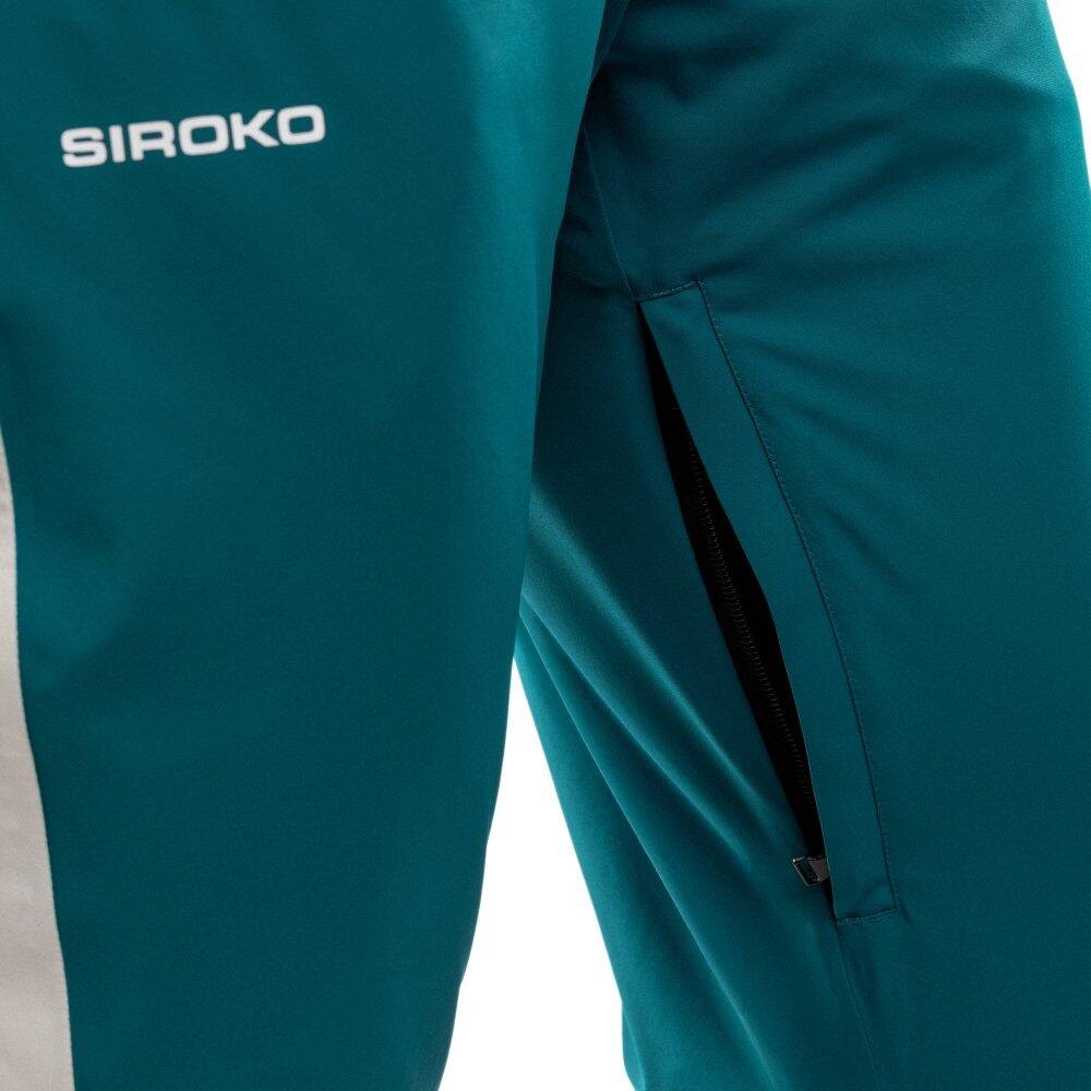Herren Wintersport skihose P3 Zürs Grün 5/6
