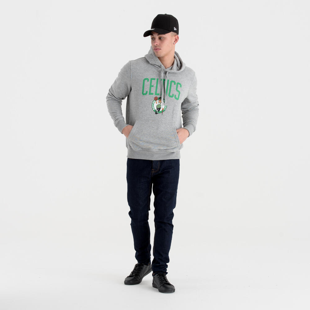 Sweat à capuche New Era avec logo de l'équipe Boston Celtics 5/5