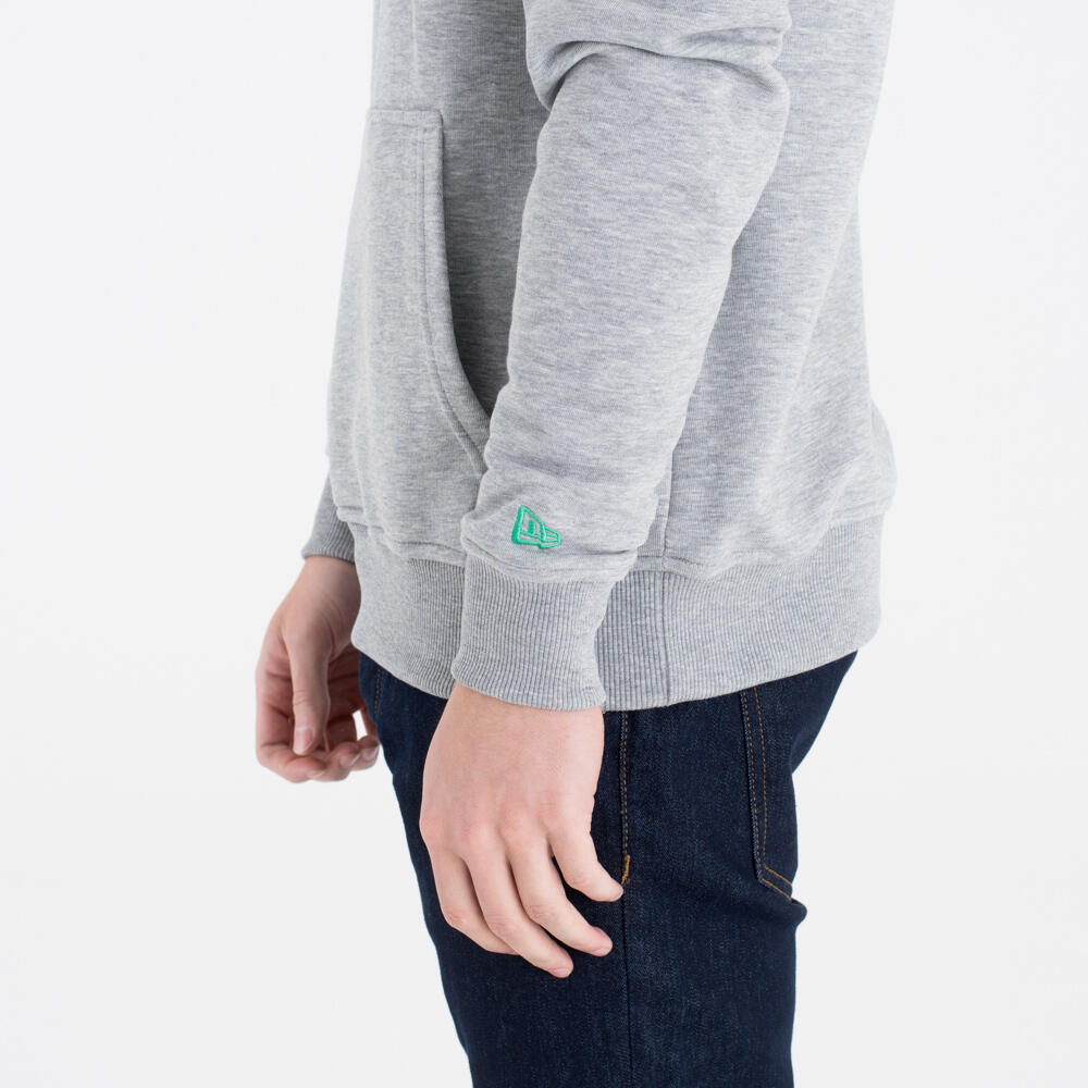 Sweat à capuche New Era avec logo de l'équipe Boston Celtics 4/5