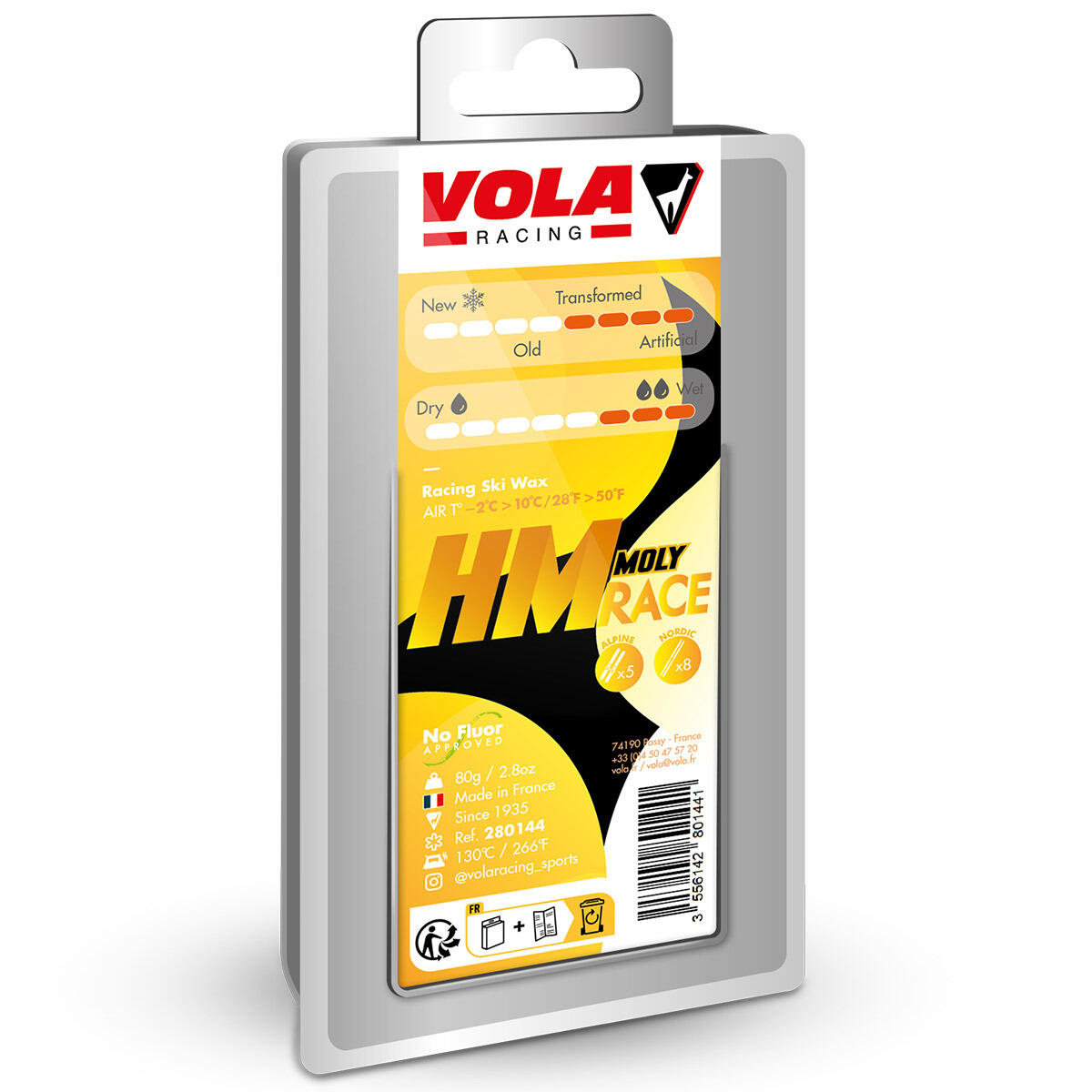 Ski racing wax Vola HMach Moly 80 g | Decathlon