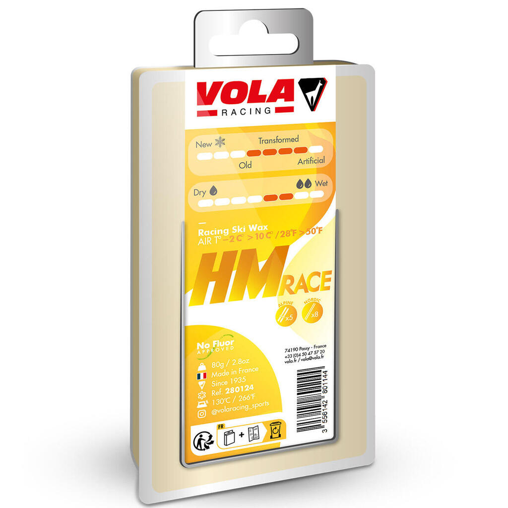 Ski racing wax Vola HMach 80 g