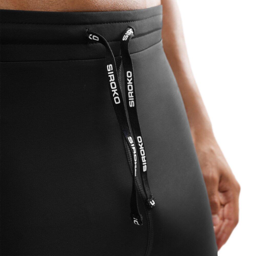 Men Fitness 's running tights Savage Black 5/6