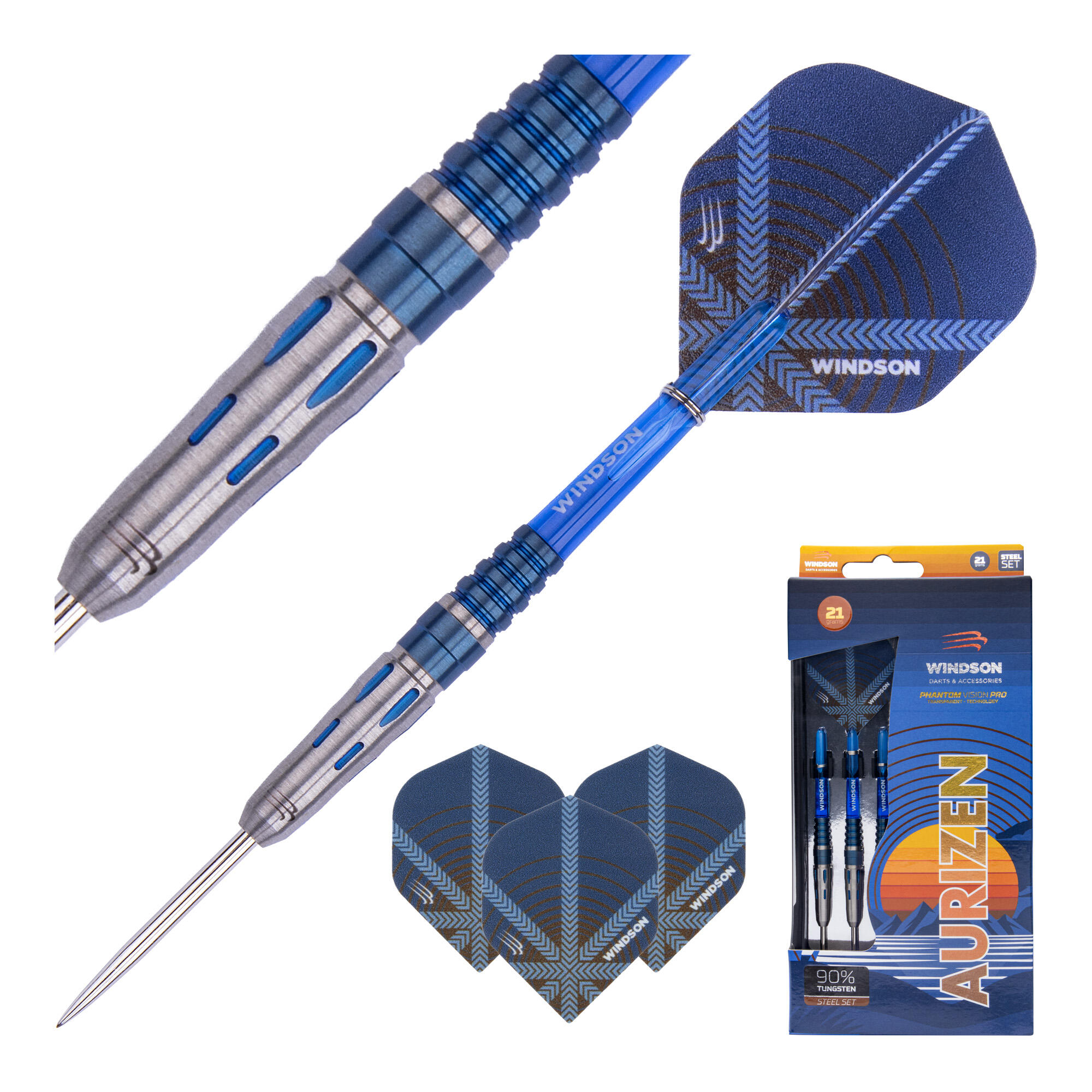 Dart-Set AURIZEN 21g Tungsten – Steel 2/5