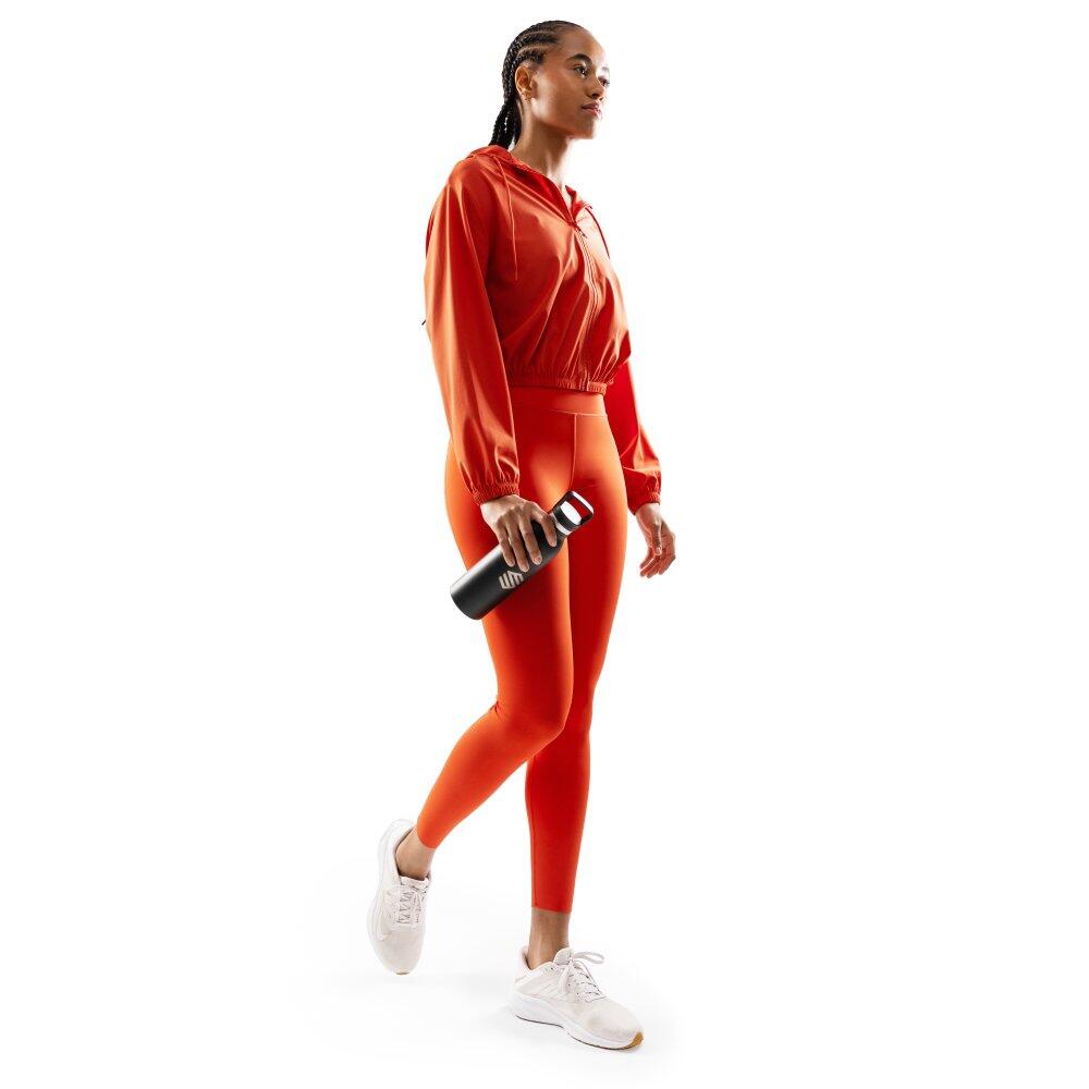 Veste courte ultralégère coupe-vent fitness femme Biscayne Rouge 3/7