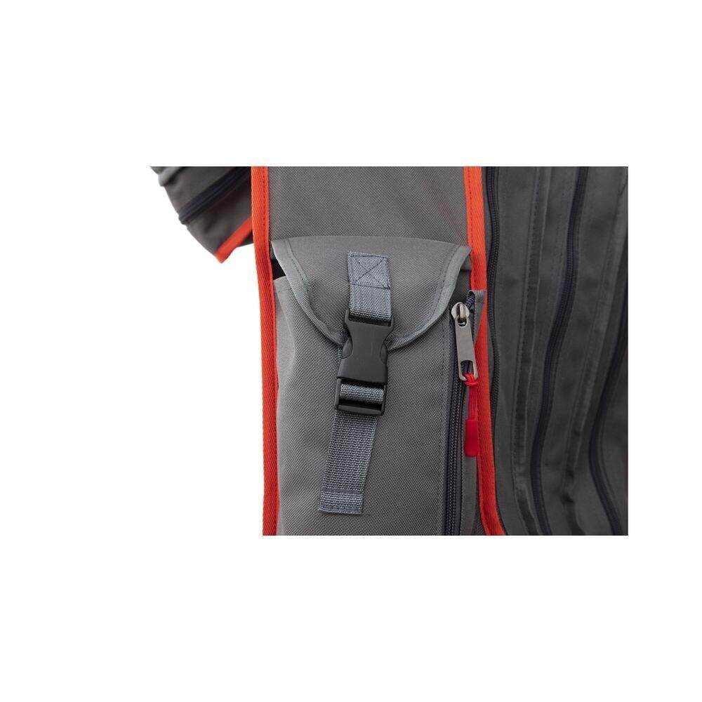 Mikado Sac De Pêche 3/4 Compartiments Pour Cannes 140-150 Cm – Housse Robuste Gris Polyester Avec Poignées Et Bandoulières