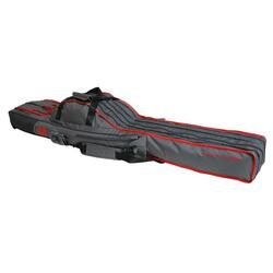 Mallette à cannes à pêche Mikado à 3 compartiments rembourrés