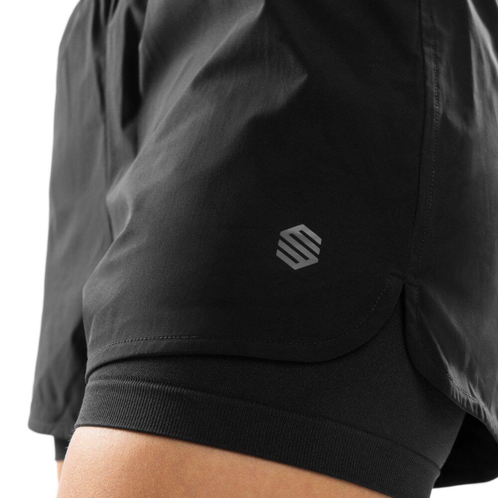 Short fitness double couche femme Purpose Noir 5/7
