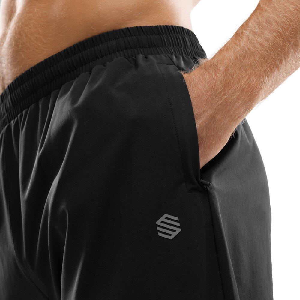 Calças de fato de treino largas para homem Fitness Function Black Preto 5/7