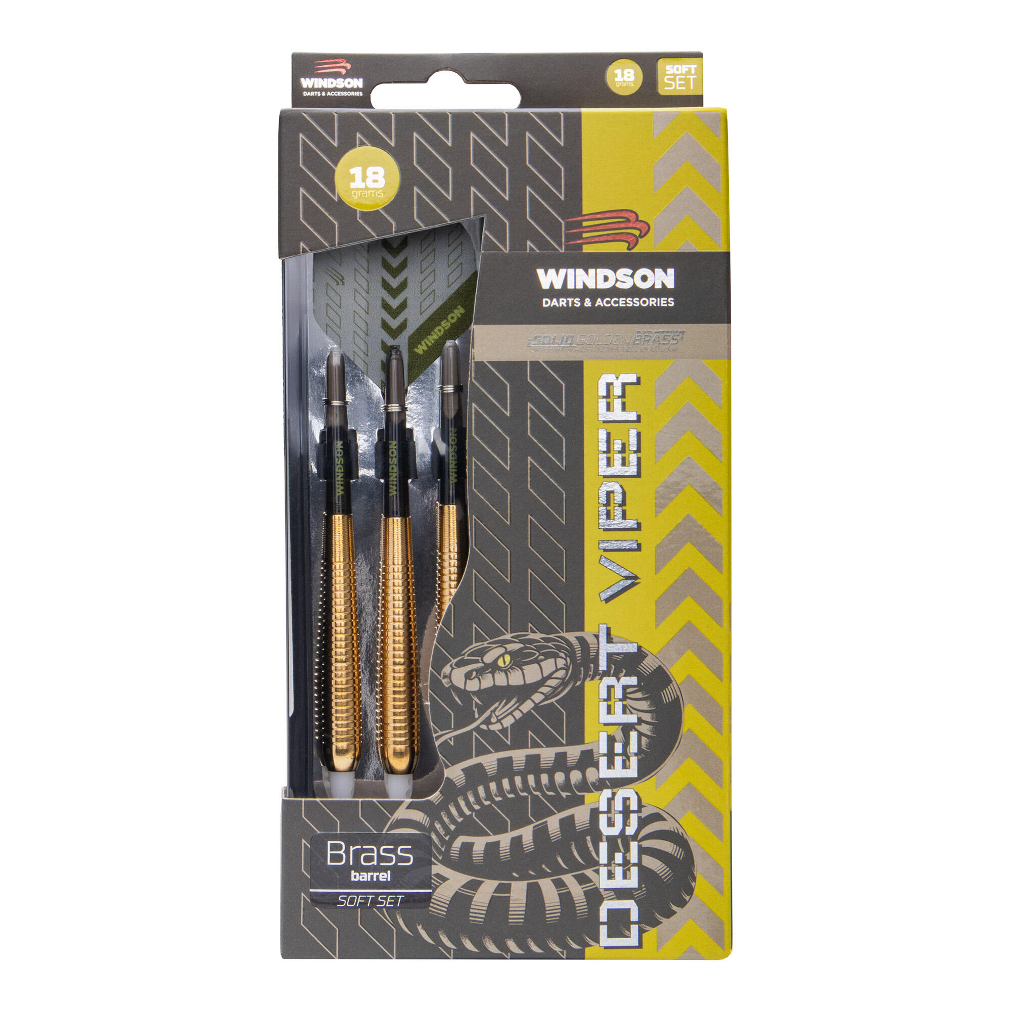 Dart-Set DESERT VIPER 18g Brass – Soft 3/5