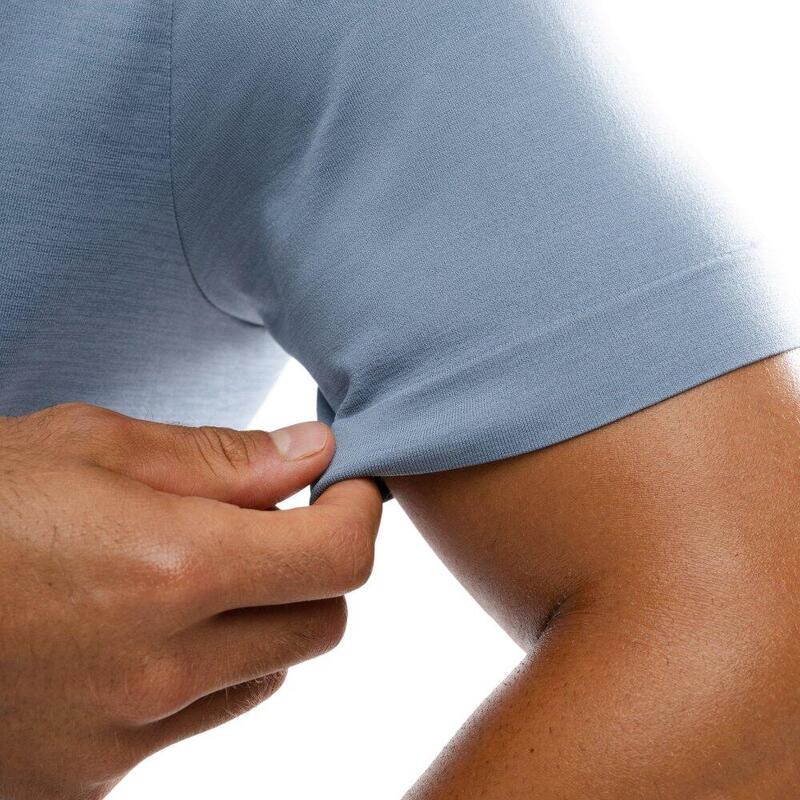 Tricou cu mânecă scurtă de antrenament pentru bărbați Exuma Albastru