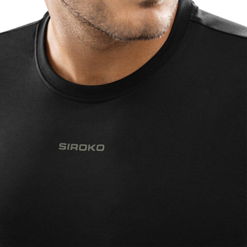 Maglietta da allenamento a maniche corte da uomo Fitness Conquer Nero 5/7