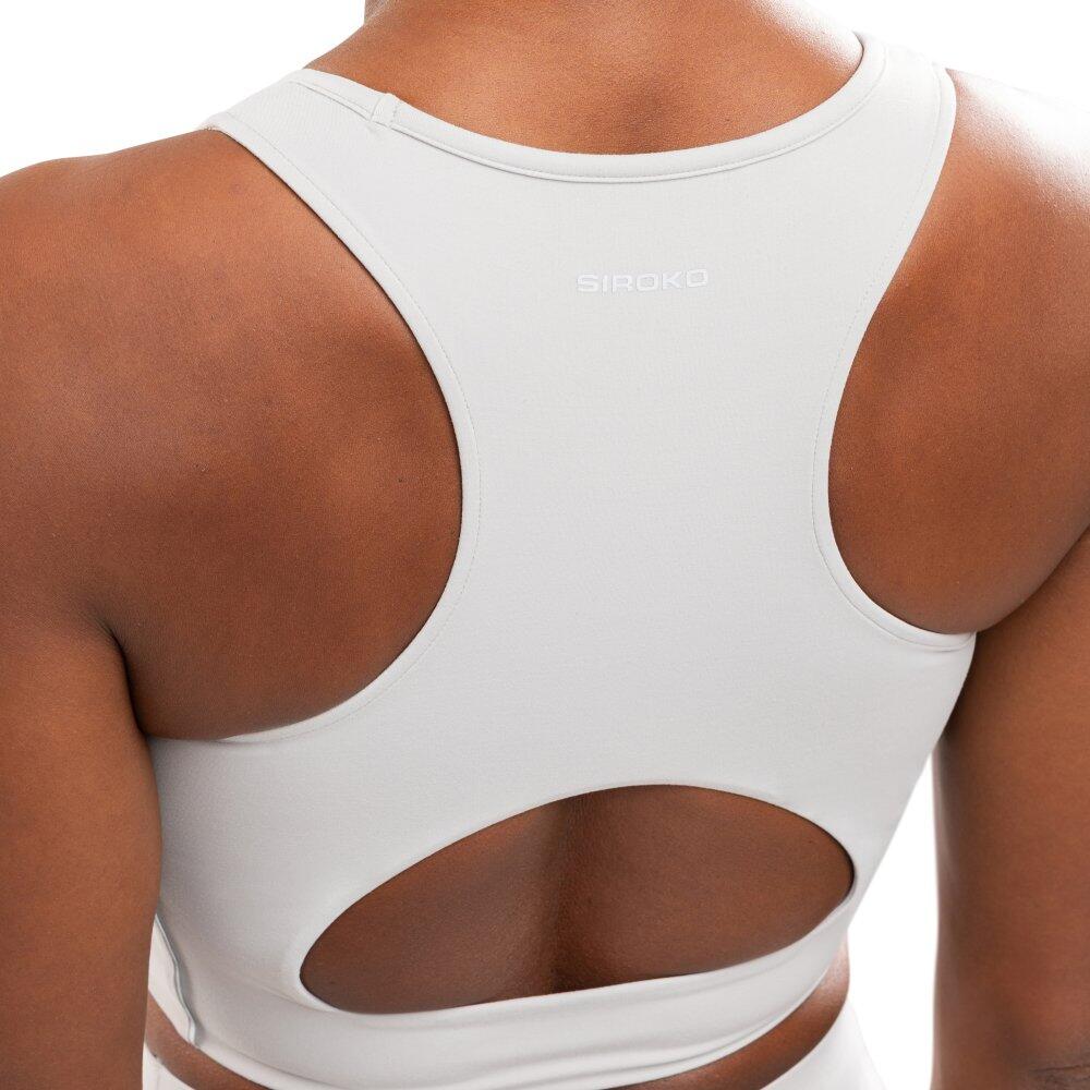 Damen lauf-bh Angkor Light Gray Grau 5/7