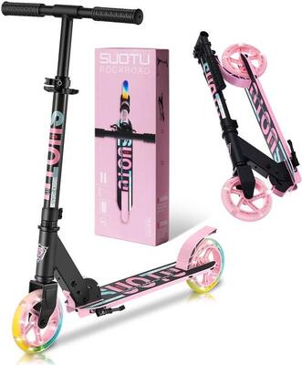 Suotu kinderstep roze/rood