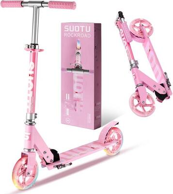 Suotu kinderstep roze/rood