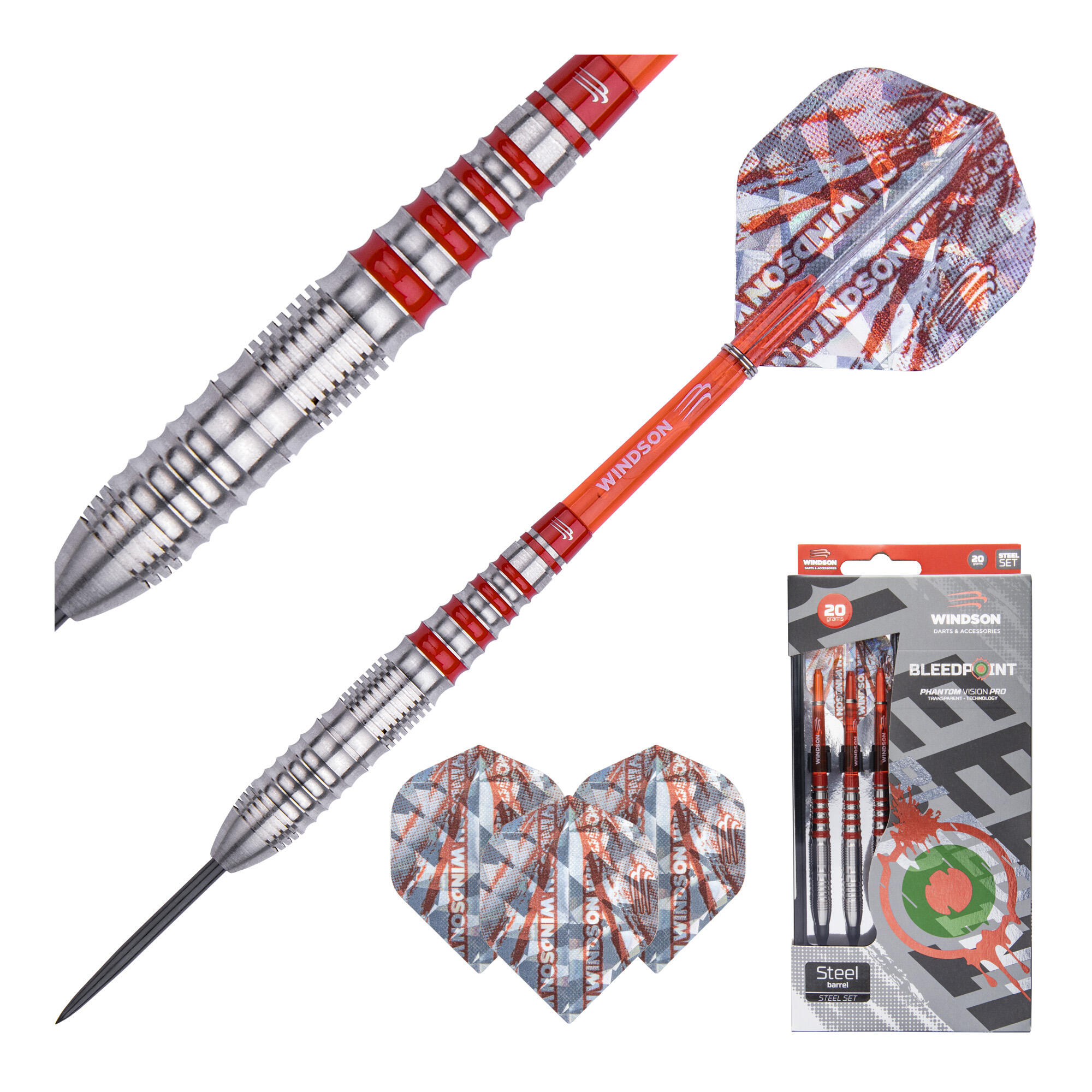 Set de fléchettes BLEEDPOINT 20g Pointe acier - Pointe acier 2/5