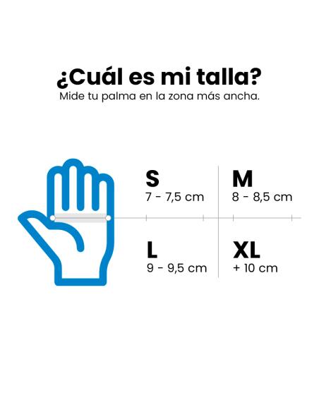 Guantes femeninos fitness E-252. Talla M 2/3