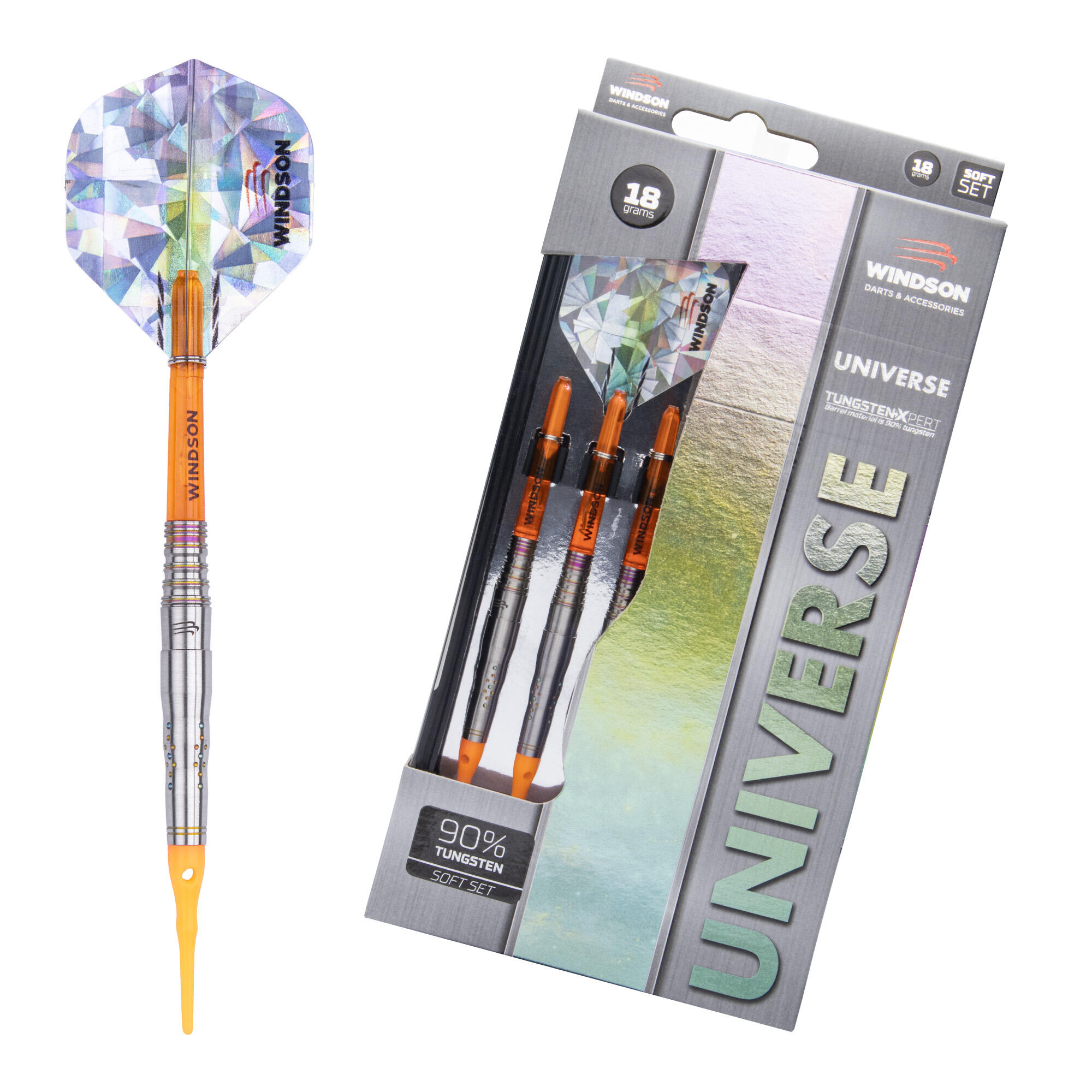 WINDSON Set šipek UNIVERSE 18g Tungsten - Soft
