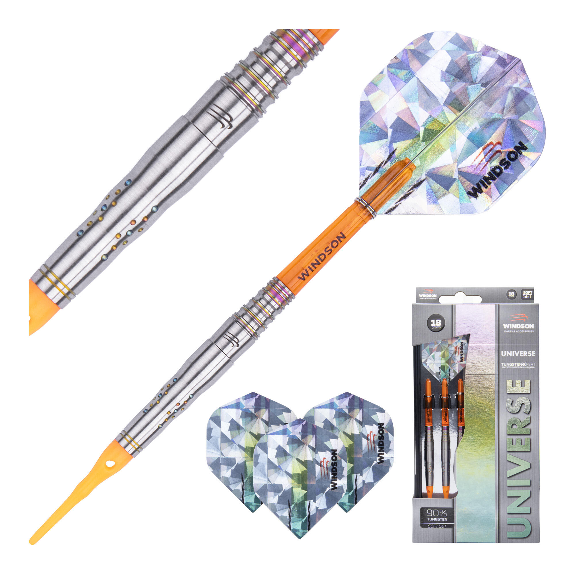 Dart-Set UNIVERSE 18g Tungsten – Soft 2/5
