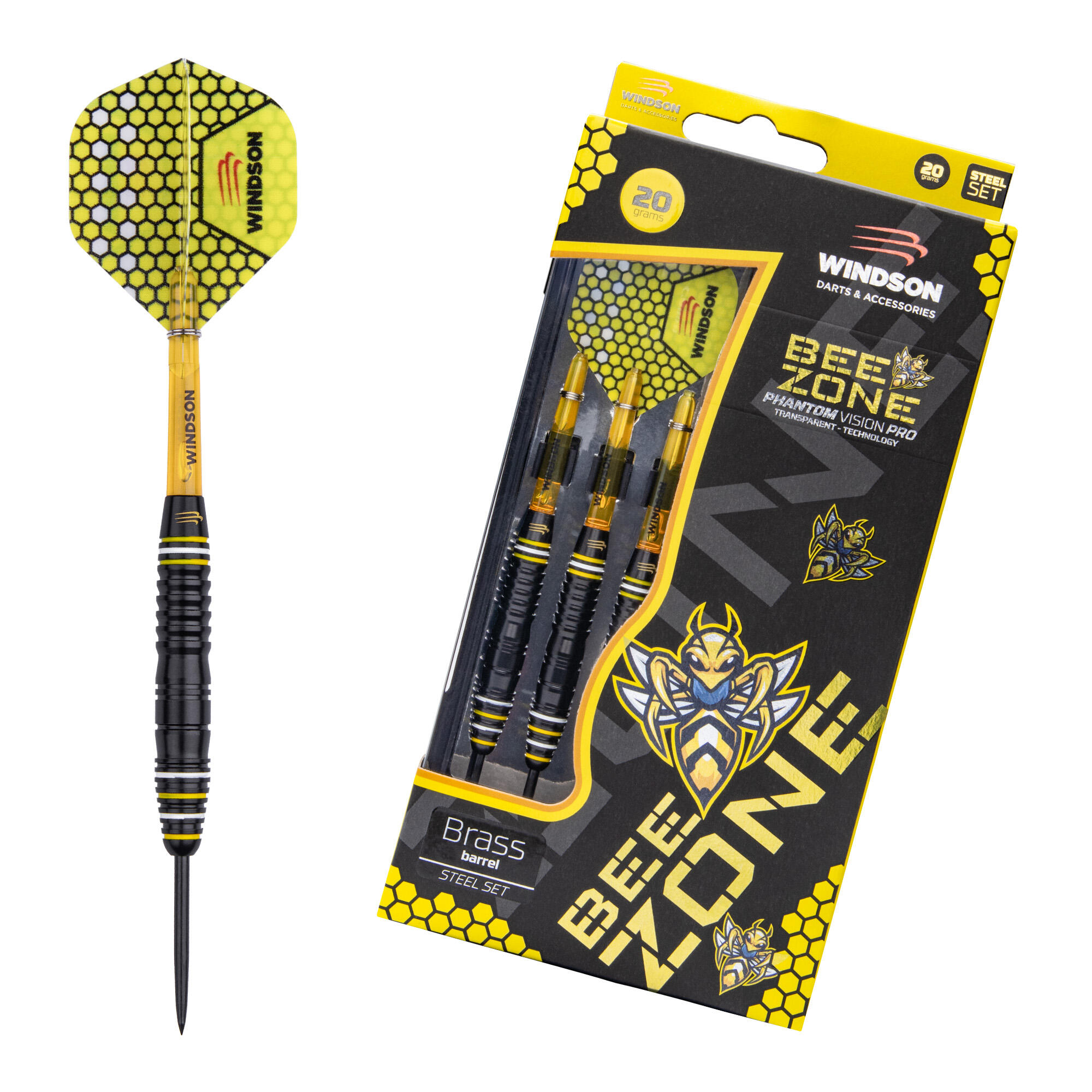 WINDSON Set šipek BEE ZONE 20g Brass - Steel