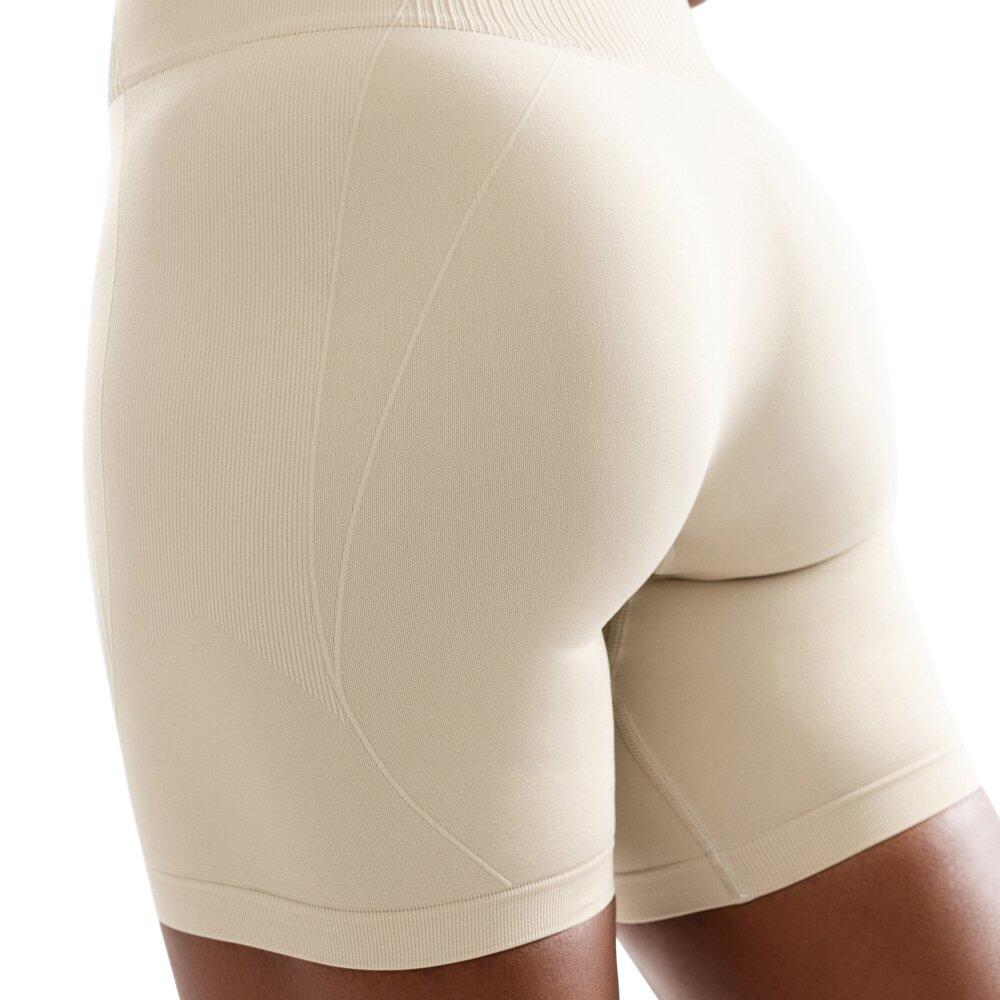 Short sport sans couture femme Fitness Dynamic Beige 5/7