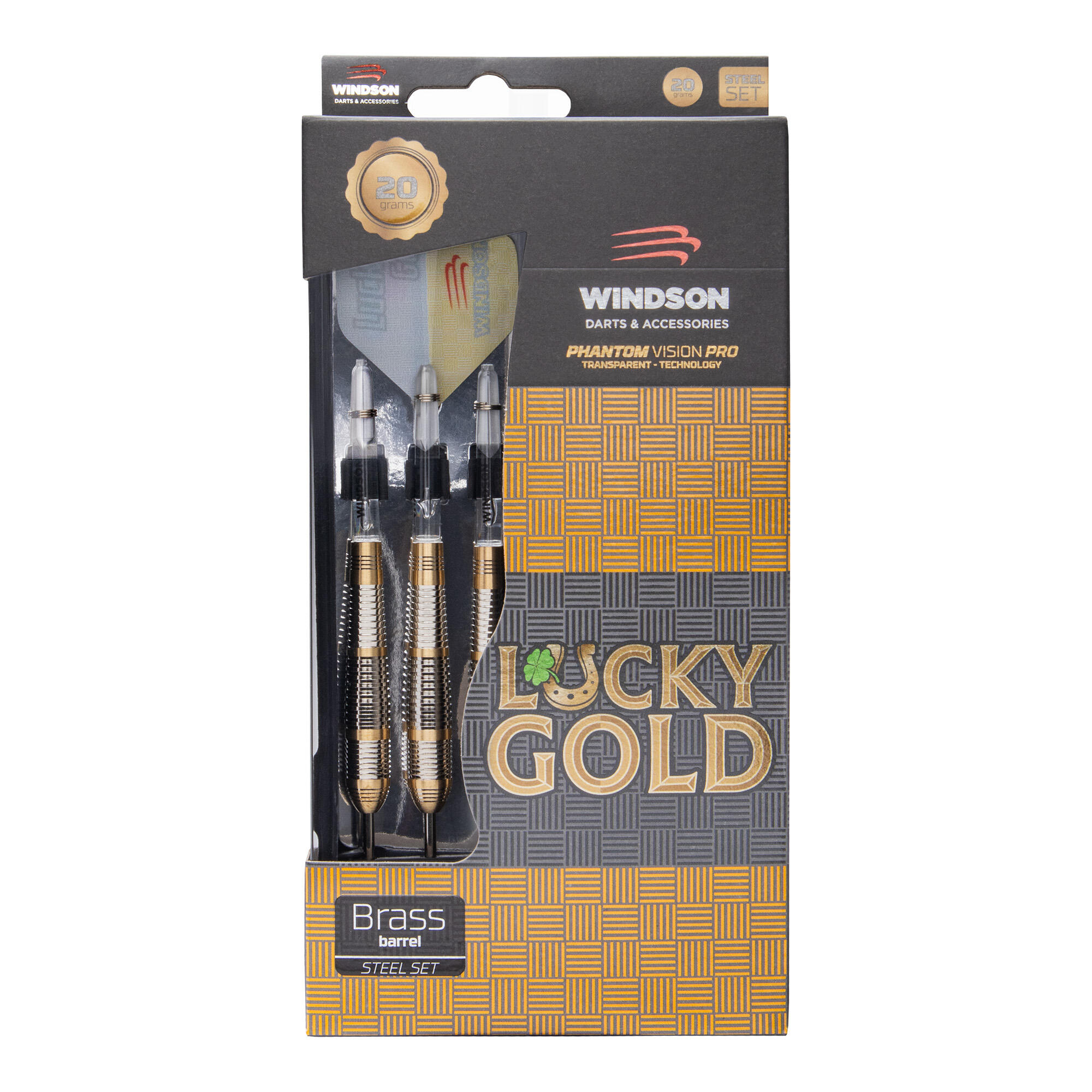 Dart-Set LUCKY GOLD 20g Brass – Steel 3/5