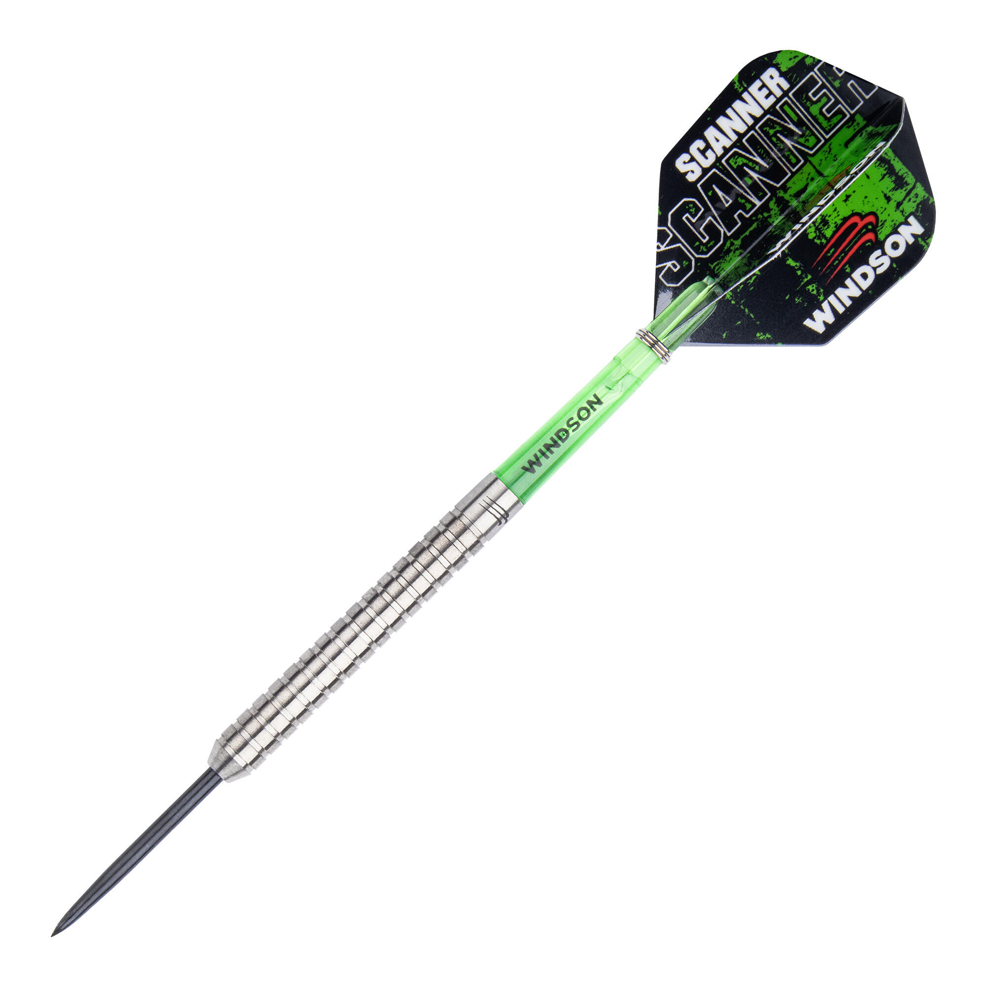 Juego de dardos SCANNER GREEN 20g Tungsteno - Steel Tip 5/5