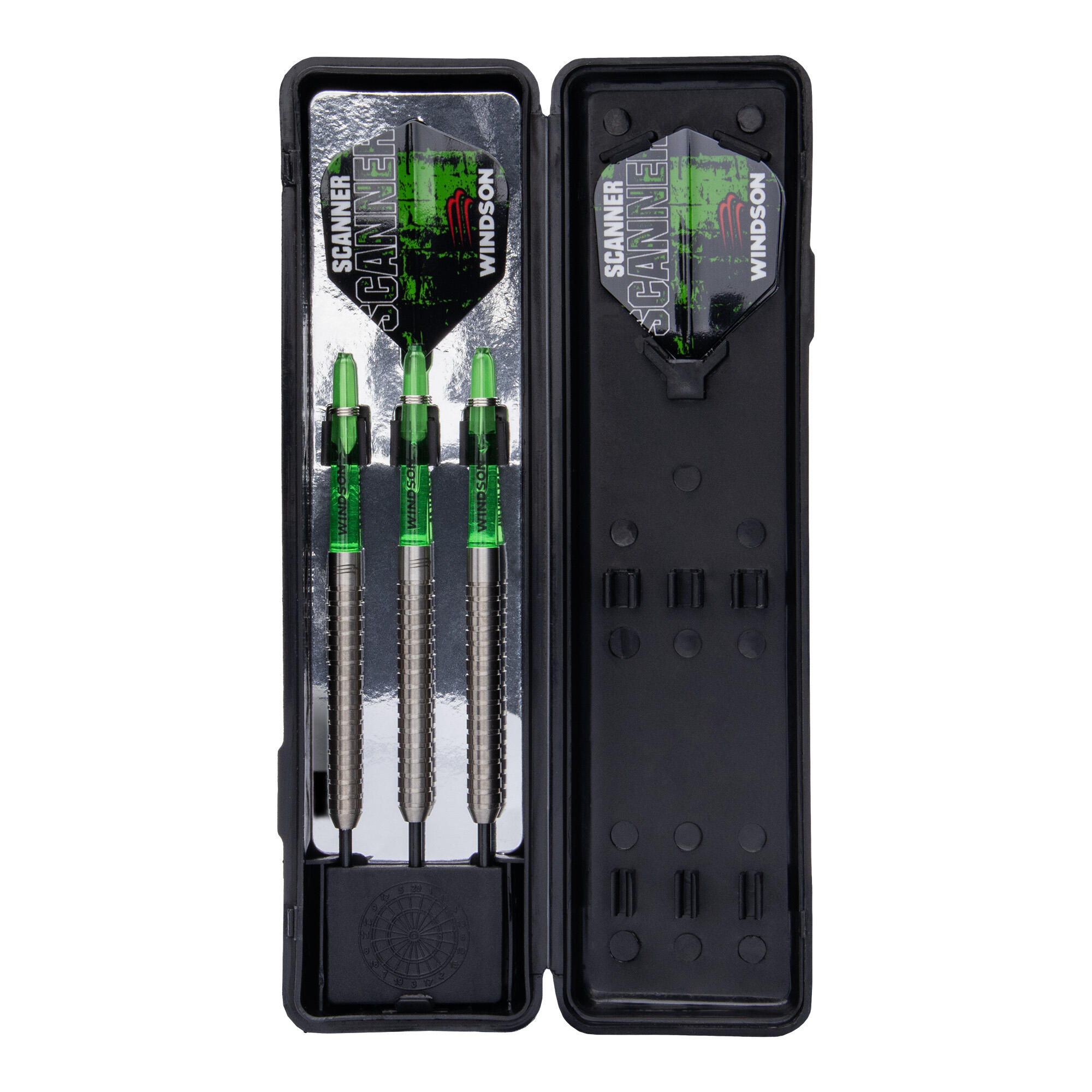 Juego de dardos SCANNER GREEN 20g Tungsteno - Steel Tip 4/5