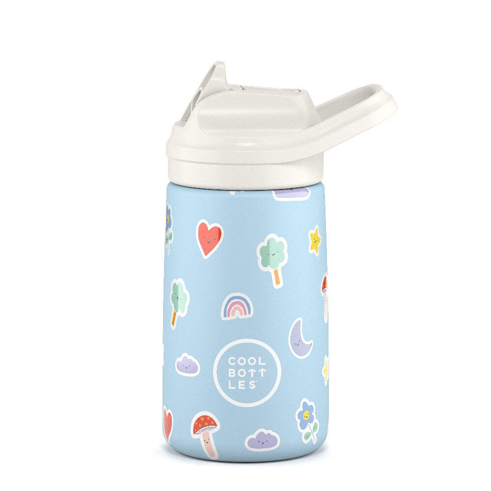 Botella Térmica para niños Cool Bottles. Con envío gratis. Rainbow Clouds 350ml 2/5