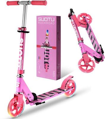 Suotu kinderstep roze/rood